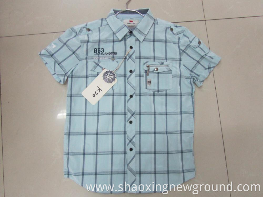 high quality cotton check shirt is made of cotton，it is breathable and soft.Hand cut measure shirts,each customer has his own cutting pattern which is kept in can also hand embroider your initials into the shirts,kinds of styles and fabric for your hoice .